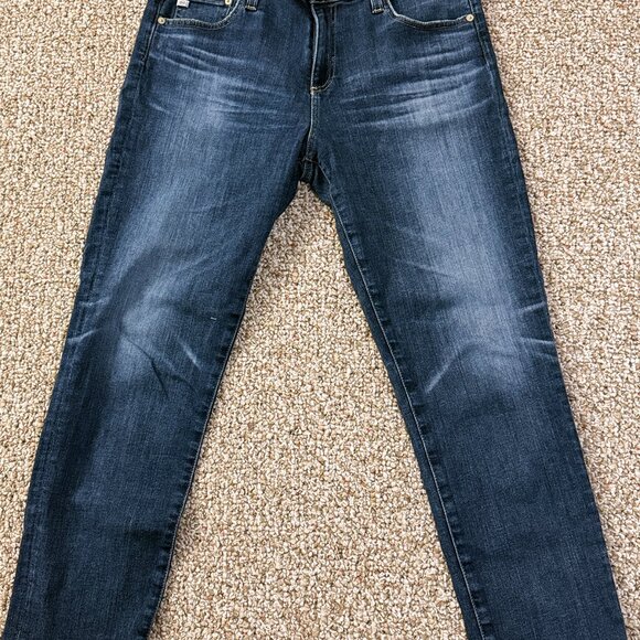 AG Adriano Goldschmied The Prima Cigarette Crop Jeans Size 31 - Picture 2 of 7